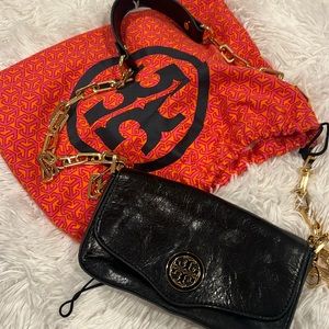 Patent leather black Tory Burch crossbody